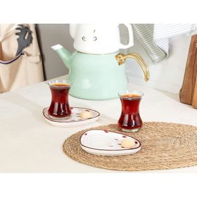 Madame Coco Vıe Rouge Graine 4'lü Çay Seti