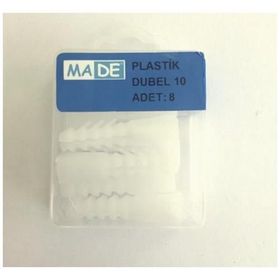 Made 10 mm 8 Adet Plastik Dübel