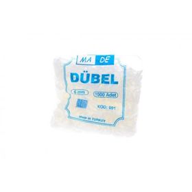 Made 6 mm 1000 Adet Plastik Dübel