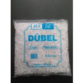 Made 6 mm 1000 Adet Plastik Dübel