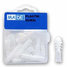 Made 6 mm 18 Adet Plastik Dübel