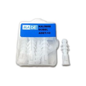 Made 8 mm 10 Adet Kalibre Dübel