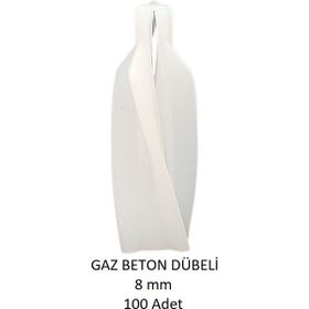 Made 8 mm 100 Adet Gaz Beton Ytong Dübeli
