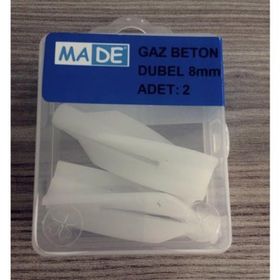 Made 8 mm 2 Adet Gaz Beton Dübel