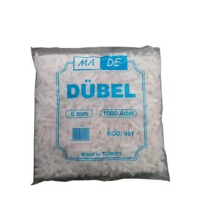 Made Standart Beyaz 6 mm Dübel