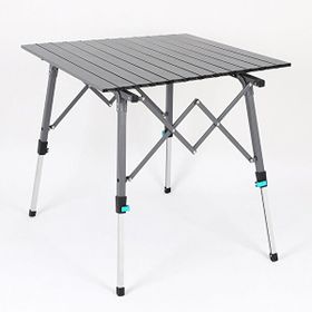 Madfox Skylite 70x70x47/70 cm Yükseklik Ayarlı Katlanır Koyu Gri Kamp Masası