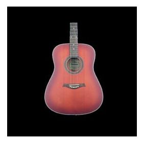 Madison MAG-41M-TRD Trans Red Akustik Gitar