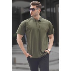 Madmext 16126 Haki Erkek T-shirt
