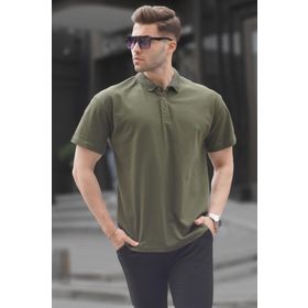 Madmext 16126 Haki Erkek T-shirt