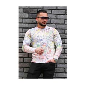 Madmext 1658 Beyaz Kapşonlu Erkek Sweatshirt