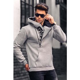 Madmext 1767 Gri Kadın Sweatshirt