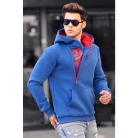 Madmext 1767 Siyah Erkek Sweatshirt