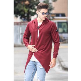 Madmext 2226 Bordo Erkek Hırka