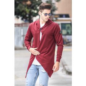 Madmext 2226 Bordo Erkek Hırka