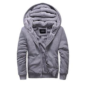 Madmext 22377 Gri Kapşonlu Erkek Sweatshirt