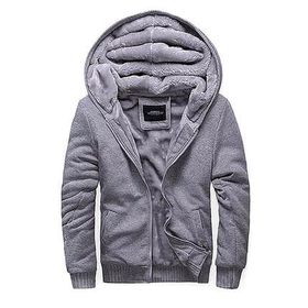 Madmext 22377 Gri Kapşonlu Erkek Sweatshirt