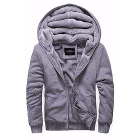 Madmext 22377 Gri Kapşonlu Erkek Sweatshirt