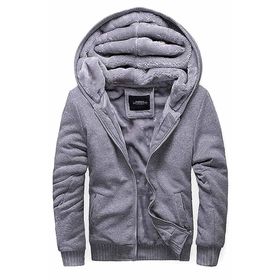 Madmext 22377 Gri Kapşonlu Erkek Sweatshirt
