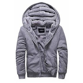 Madmext 22377 Gri Kapşonlu Erkek Sweatshirt