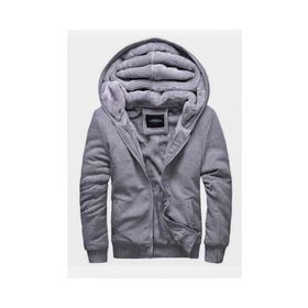 Madmext 22377 Gri Kapşonlu Erkek Sweatshirt