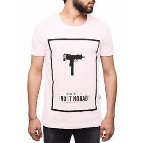 Madmext 2533 Beyaz Erkek T-Shirt