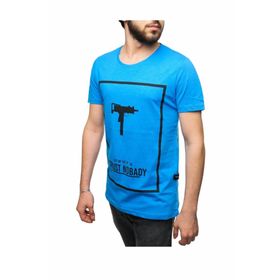 Madmext 2533 Mavi Erkek T-Shirt