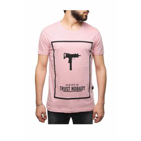 Madmext 2533 Pembe Erkek T-Shirt
