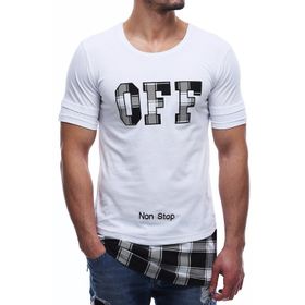Madmext 2576 Beyaz Erkek T-shirt