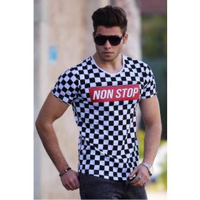 Madmext 2621 Beyaz Erkek T-shirt
