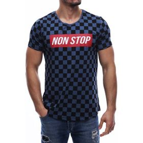 Madmext 2621 İndigo Erkek T-shirt