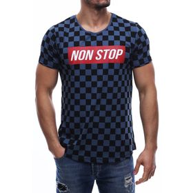 Madmext 2621 İndigo Erkek T-shirt