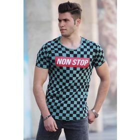 Madmext 2621 Mint Yeşili Erkek T-Shirt