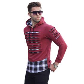 Madmext 2656 Bordo Erkek Sweatshirt