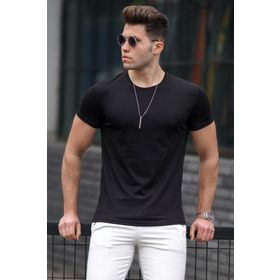 Madmext 2778 Siyah Kapüşonlu Baskılı Erkek Sweatshirt