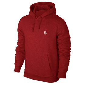 Madmext 2815 Bordo Kapşonlu Çizgili Erkek Sweatshirt