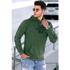 Madmext 2877 Haki Erkek Sweatshirt