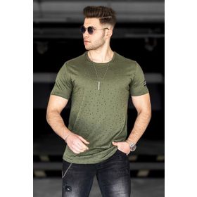 Madmext 2883 Haki Erkek T-shirt