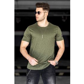 Madmext 2883 Haki Erkek T-shirt