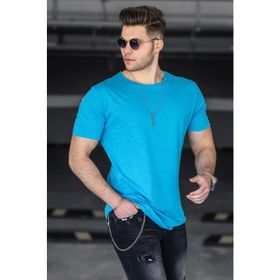 Madmext 2883 Mavi Erkek T-shirt