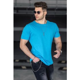 Madmext 2883 Mavi Erkek T-shirt