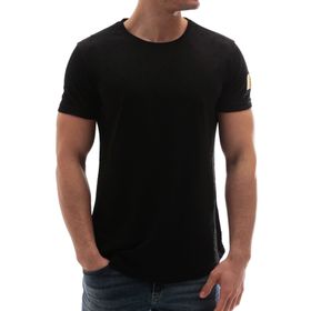 Madmext 2883 Siyah Baskılı Erkek T-shirt