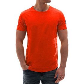 Madmext 2883 Yırtık Detaylı Turuncu T-Shirt