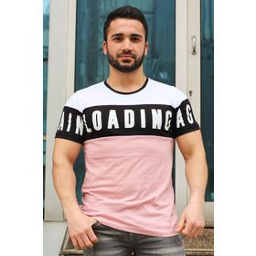 Madmext 2974 Pudra Erkek T-Shirt
