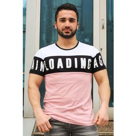 Madmext 2974 Pudra Erkek T-Shirt