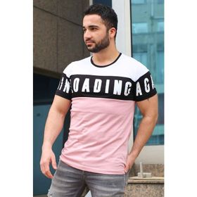 Madmext 2974 Pudra Erkek T-Shirt