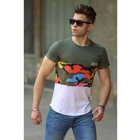 Madmext 3003 Haki Erkek T-Shirt