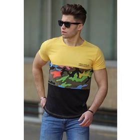 Madmext 3003 Sarı Erkek T-shirt