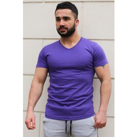 Madmext 3005 Mor Erkek T-Shirt