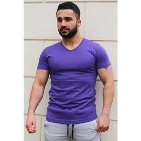 Madmext 3005 Mor Erkek T-Shirt