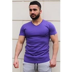 Madmext 3005 Mor Erkek T-Shirt